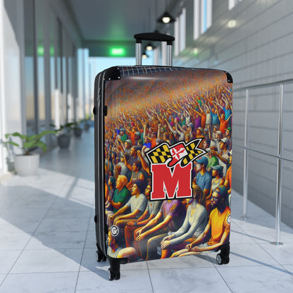 University of Maryland Terrapins Women's Varsity COLLEGE Team Luggage Bag Rolling Suitcase Travel Accessories