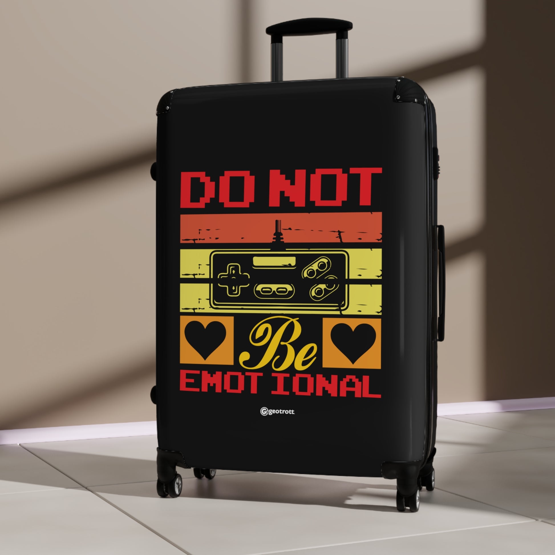 Do not be Emotional Luggage-Suitcase-Geotrott