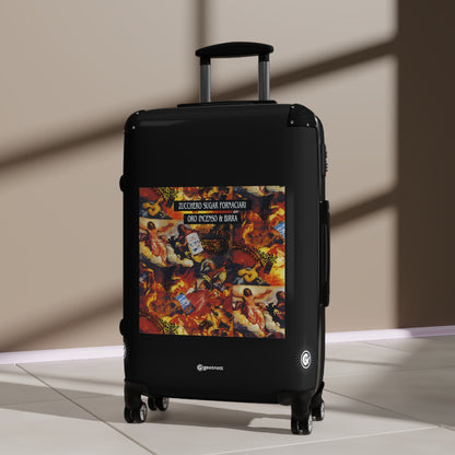 Zucchero Sugar Fornaciari Oro Incenso & Birra Eighties Music Album Luggage Bag Rolling Suitcase Spinner