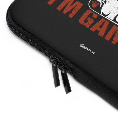 Sorry I cant hear you I am Gaming Gamer Gaming Lightweight Smooth Neoprene Laptop Sleeve