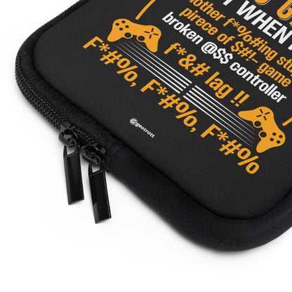 I don't Always die when Playing Video Games but when I do Gamer Gaming Lightweight Smooth Neoprene Laptop Sleeve