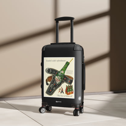 Canada Dry Club Soda Sparking Water Vintage Posters Retro Ad Luggage Bag Rolling Suitcase Spinner