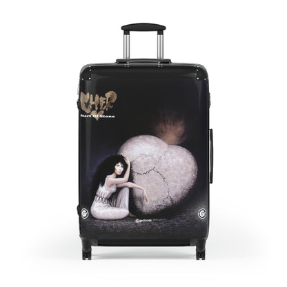 Cher Heart of Stone Eighties Music Album Luggage Bag Rolling Suitcase Spinner