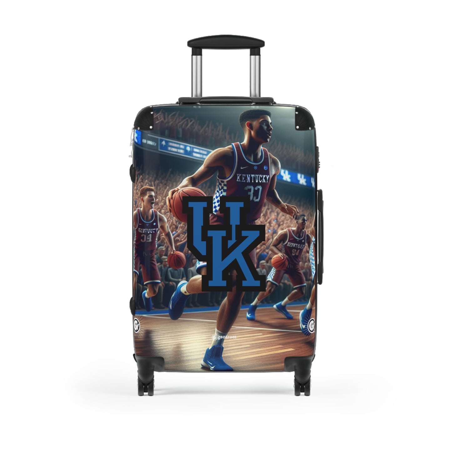 Kentucky Wildcats Men's Basketball Team Luggage Bag Rolling Suitcase Spinner