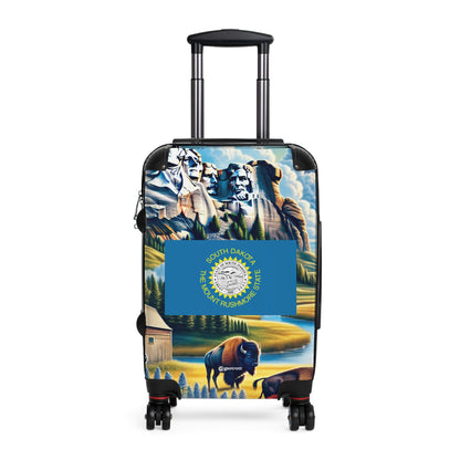 South Dakota USA STATE FLAGS Luggage Bag Rolling Suitcase Travel Accessories