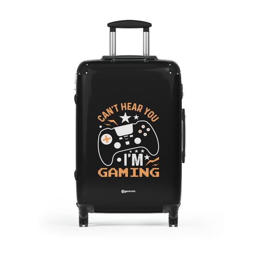 Can't Hear you I'm Gaming 3 Gamer Gaming Suitcase-Bags-Geotrott