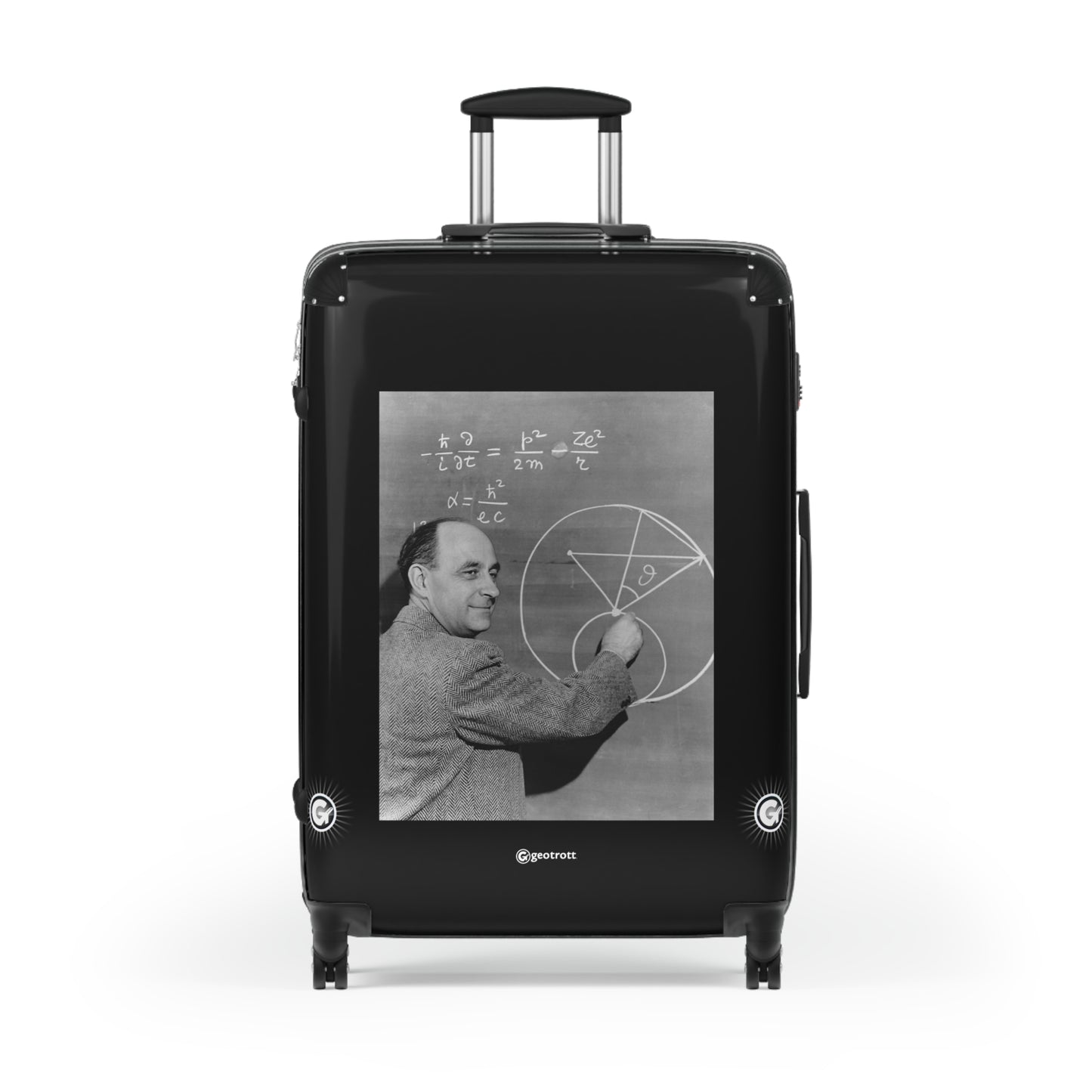 Enrico Fermi Paradox Italian and naturalized American physicist 20TH CENTURY Photos Luggage Bag Rolling Suitcase Spinner