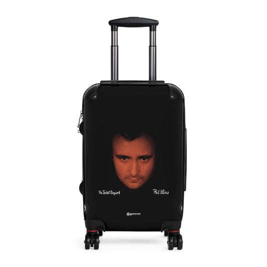 Phil Collins No Jacket Required Eighties Music Album Luggage Bag Rolling Suitcase Spinner