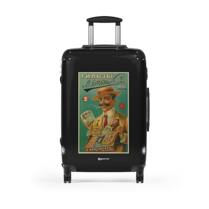 Viktorson Cigarette Papers Vintage Posters Retro Ad Luggage Bag Rolling Suitcase Spinner