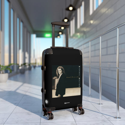 Michael Bolton Soul Provider Eighties Music Album Luggage Bag Rolling Suitcase Spinner