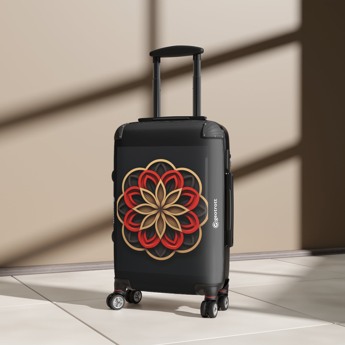 THE a geometric red circular design on a black backgrou 8dbc1b11 18b2 41e2 9430 a2c64b6ecd50 0