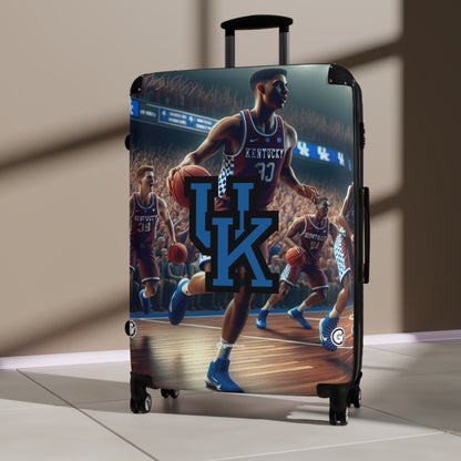 Kentucky Wildcats Men's Basketball Team Luggage Bag Rolling Suitcase Spinner