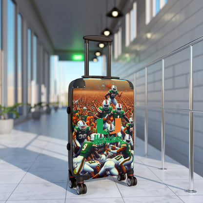 University of Miami Hurricanes College Football Team Bag Rolling Suitcase Travel Accessories