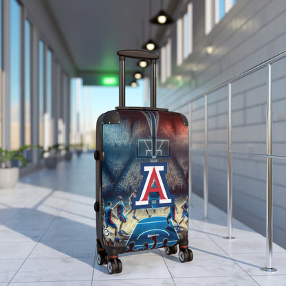 University of Arizona Wildcats Men's Basketball Team Luggage Bag Rolling Suitcase Spinner