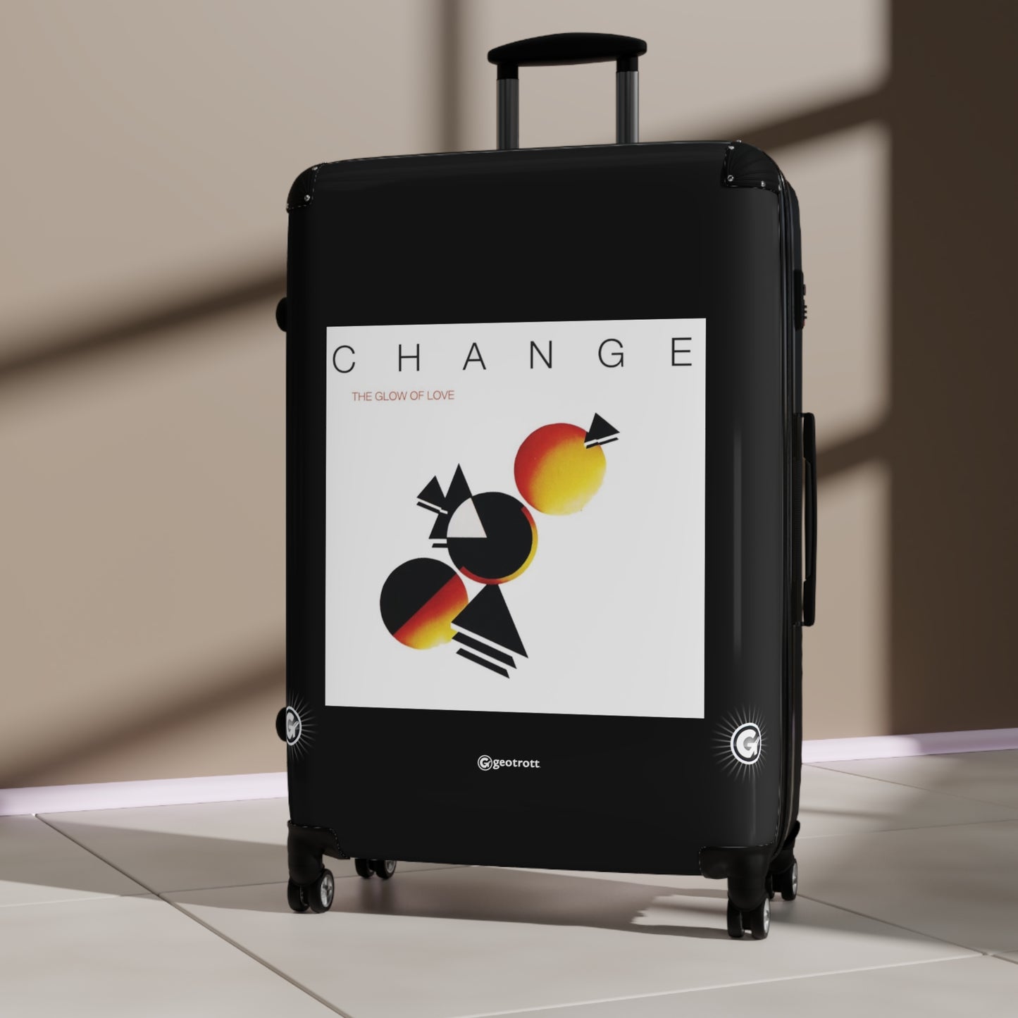 Change The Glow of Love 1980 Luggage Bag Rolling Suitcase Travel Accessories