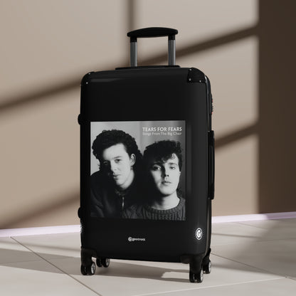 Tears from Fears Songs From the Big Chair Eighties Music Album Luggage Bag Rolling Suitcase Spinner