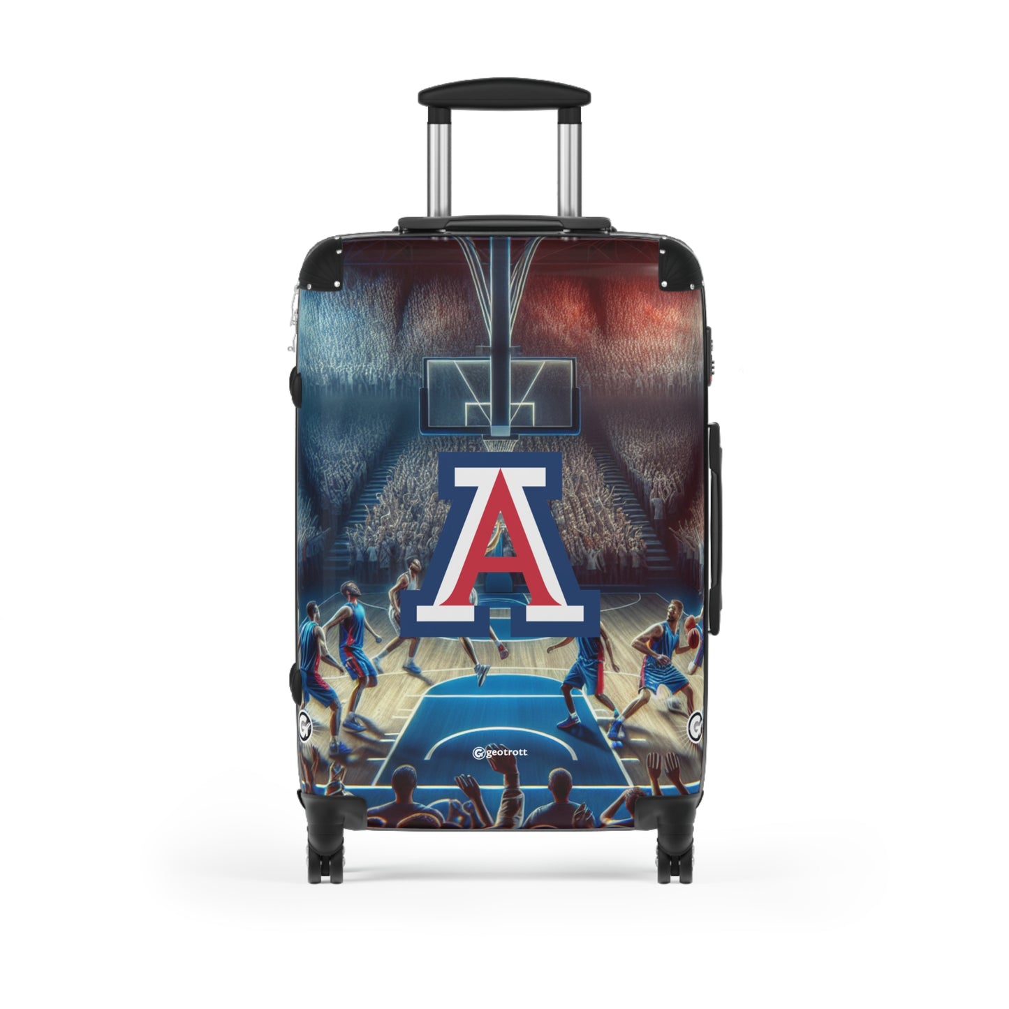 University of Arizona Wildcats Men's Basketball Team Luggage Bag Rolling Suitcase Spinner