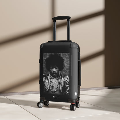 Jimi Hendrix Ax Photos Luggage Bag Rolling Suitcase Spinner