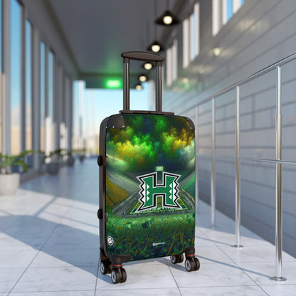 The Hawaii University Mānoa Rainbow Warriors Team Luggage Bag Rolling Suitcase Spinner