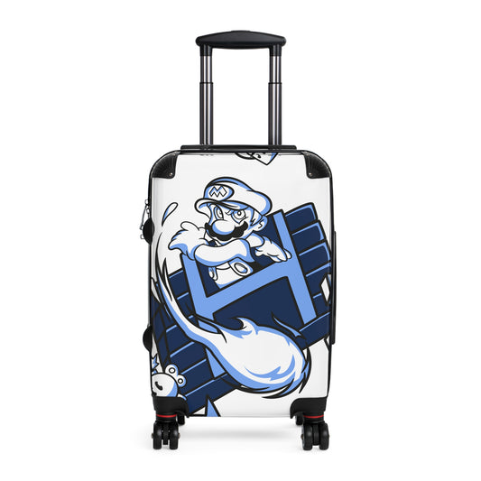 Marioleap Retro Gaming Icon Minimalist Blue Illustration
