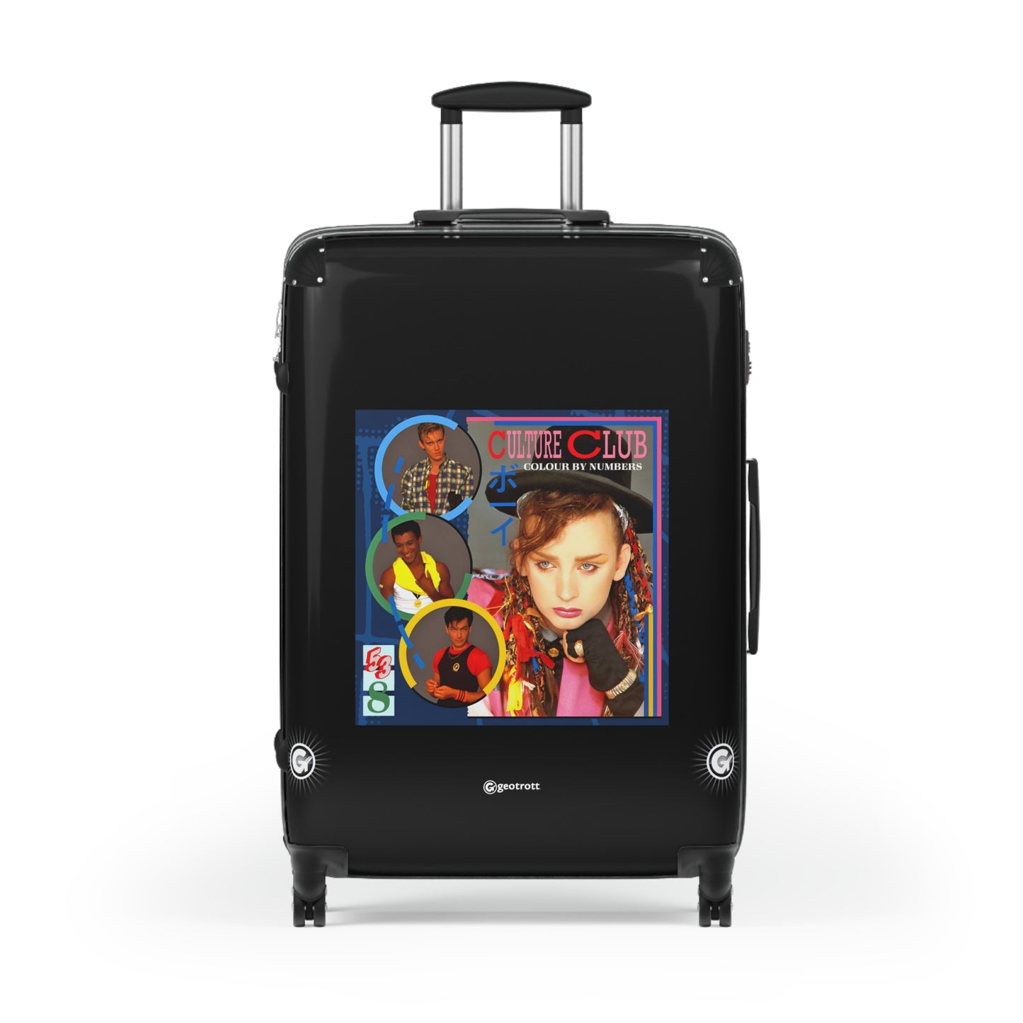 Culture Club Colour by Numbers Eighties Music Album Luggage Bag Rolling Suitcase Spinner