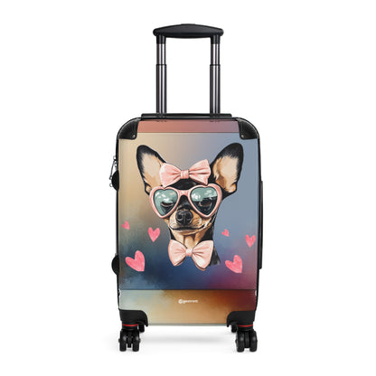 Lollipop Dreams Chihuahua Luggage Bag Rolling Suitcase Spinner