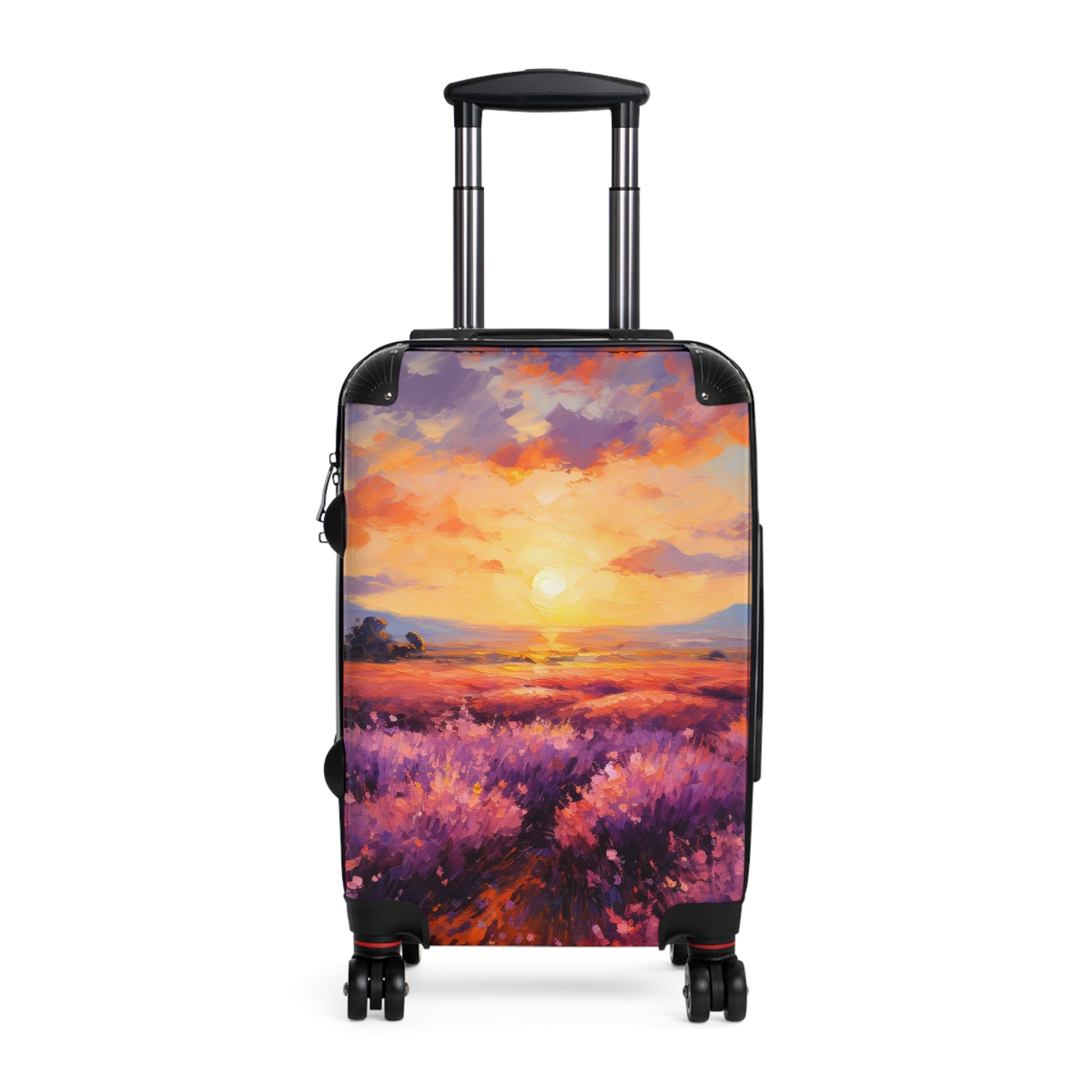 The Sunset Over A Lavender Field Serene Landscape Impre 0B27De7C-5073-41A9-8E2F-1901C10Bfeee 0