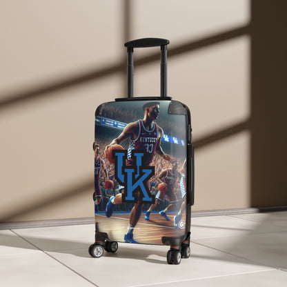 Kentucky Wildcats Men's Basketball Team Luggage Bag Rolling Suitcase Spinner