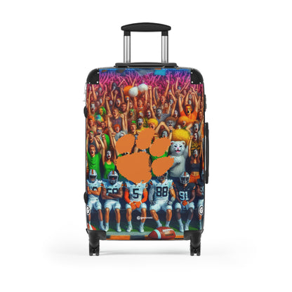 Clemson Tigers football team  University College Teams Luggage Bag Rolling Suitcase Travel Accessories