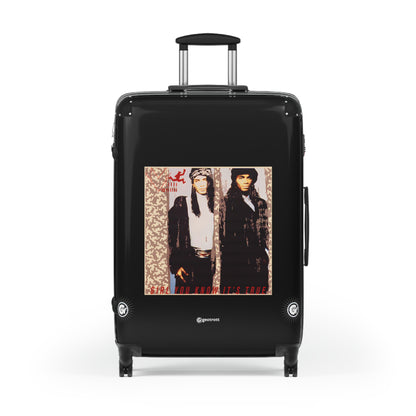 Milli Vanilli Girl you know its True Eighties Music Album Luggage Bag Rolling Suitcase Spinner