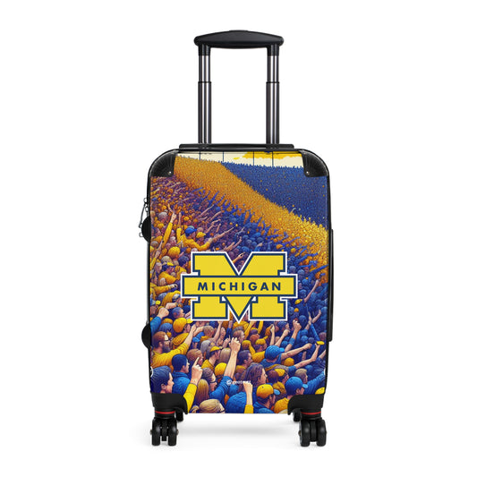 Michigan State Wolverines Football Team COLLEGE Team Luggage Bag Rolling Suitcase Travel Accessories