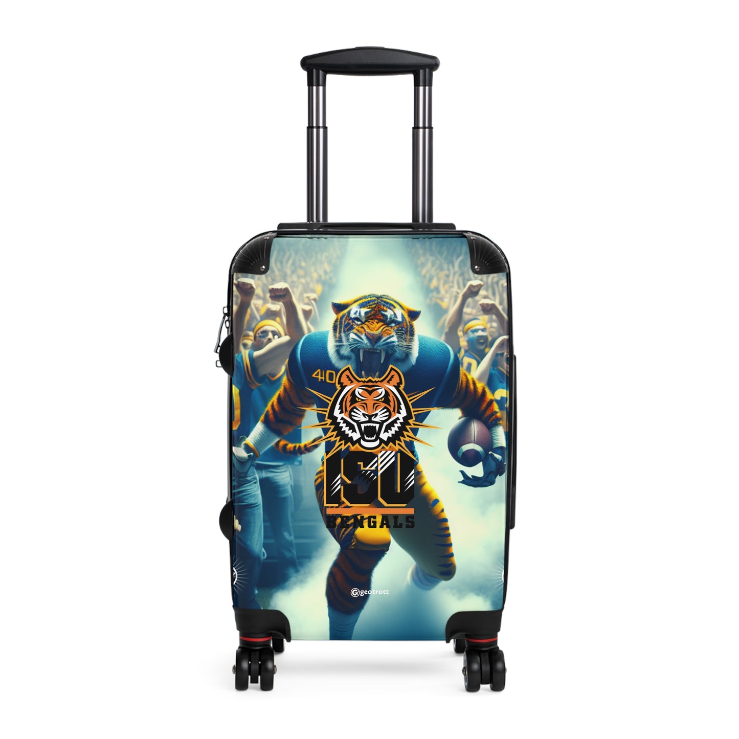 Idaho State University Bengals College Football Team Luggage Bag Rolling Suitcase Spinner