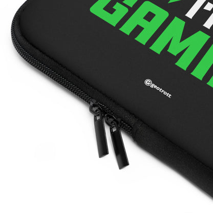 Do not Disturb I'm Gaming Gamer Gaming Lightweight Smooth Neoprene Laptop Sleeve