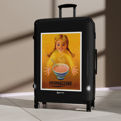 Ovomaltine Ovaltine Chocolate Malt Vintage Posters Retro Ad Luggage Bag Rolling Suitcase Spinner