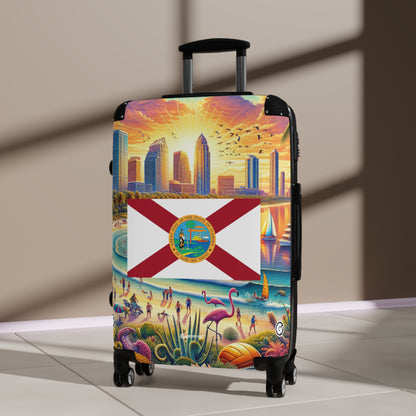 Florida USA STATE FLAGS Luggage Bag Rolling Suitcase Spinner