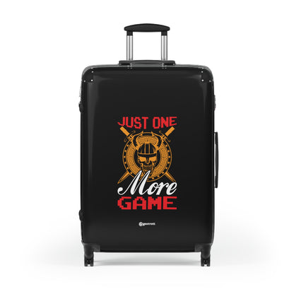 Just One More Game Gamer Gaming Suitcase-Bags-Geotrott