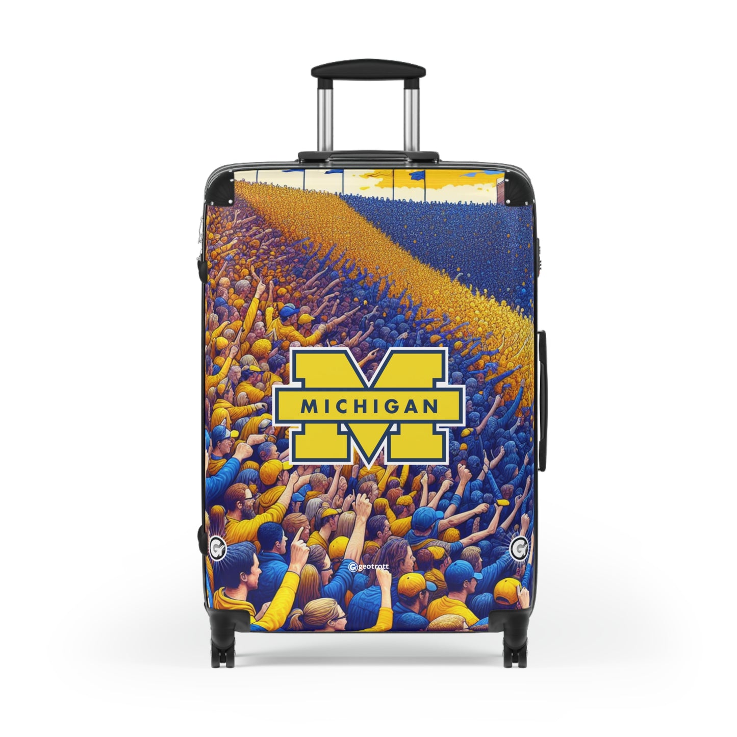 Michigan State Wolverines Football Team COLLEGE Team Luggage Bag Rolling Suitcase Travel Accessories