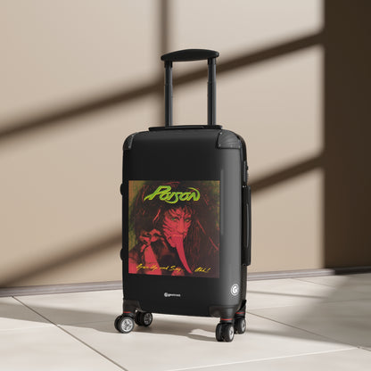 Poison Open up and Say Ahh Eighties Music Album Luggage Bag Rolling Suitcase Spinner