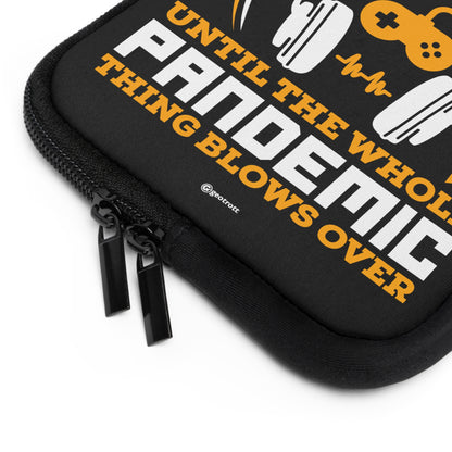 Me dedicaré a jugar hasta que termine toda la pandemia. Funda para portátil de neopreno suave y ligera para juegos.