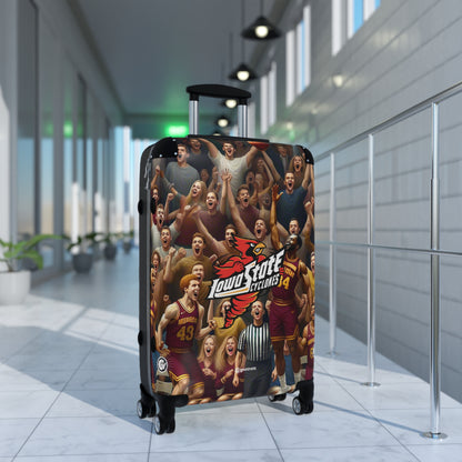 Iowa State Cyclones Men's Basketball Team Luggage Bag Rolling Suitcase Spinner