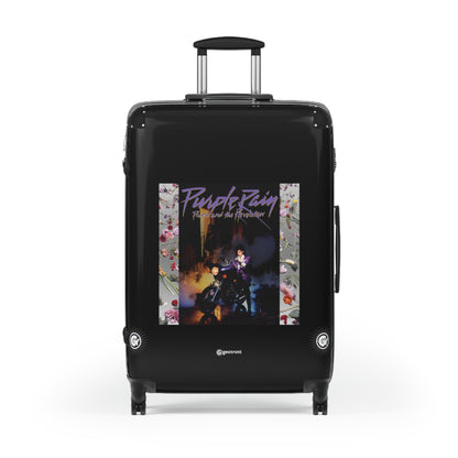 Purple Rain Prince and The Revolution Eighties Music Album Luggage Bag Rolling Suitcase Spinner