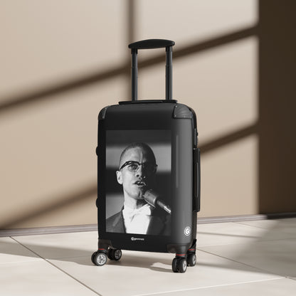 Malcolm X African American revolutionary 20TH CENTURY Photos Luggage Bag Rolling Suitcase Spinner