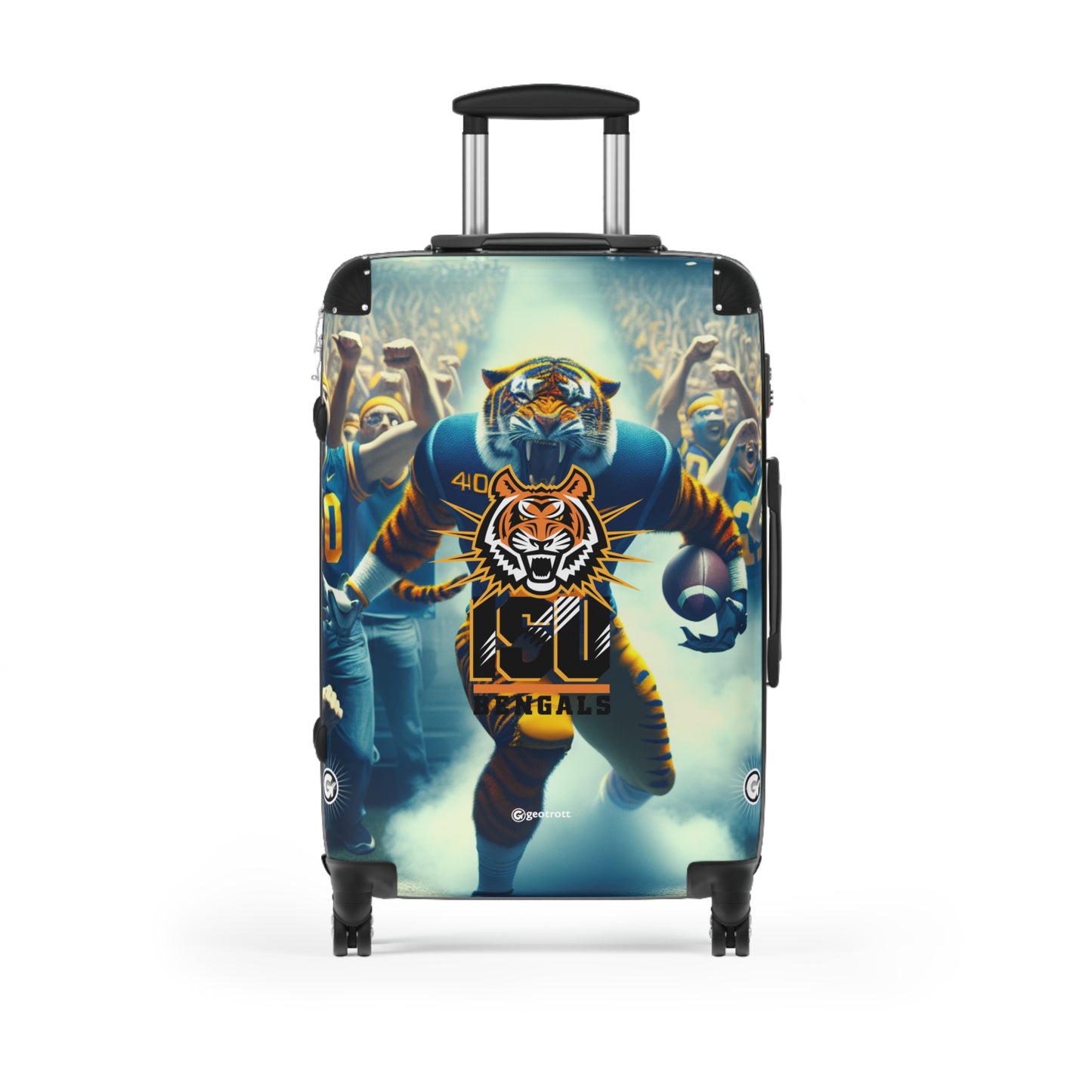 Idaho State University Bengals College Football Team Luggage Bag Rolling Suitcase Spinner