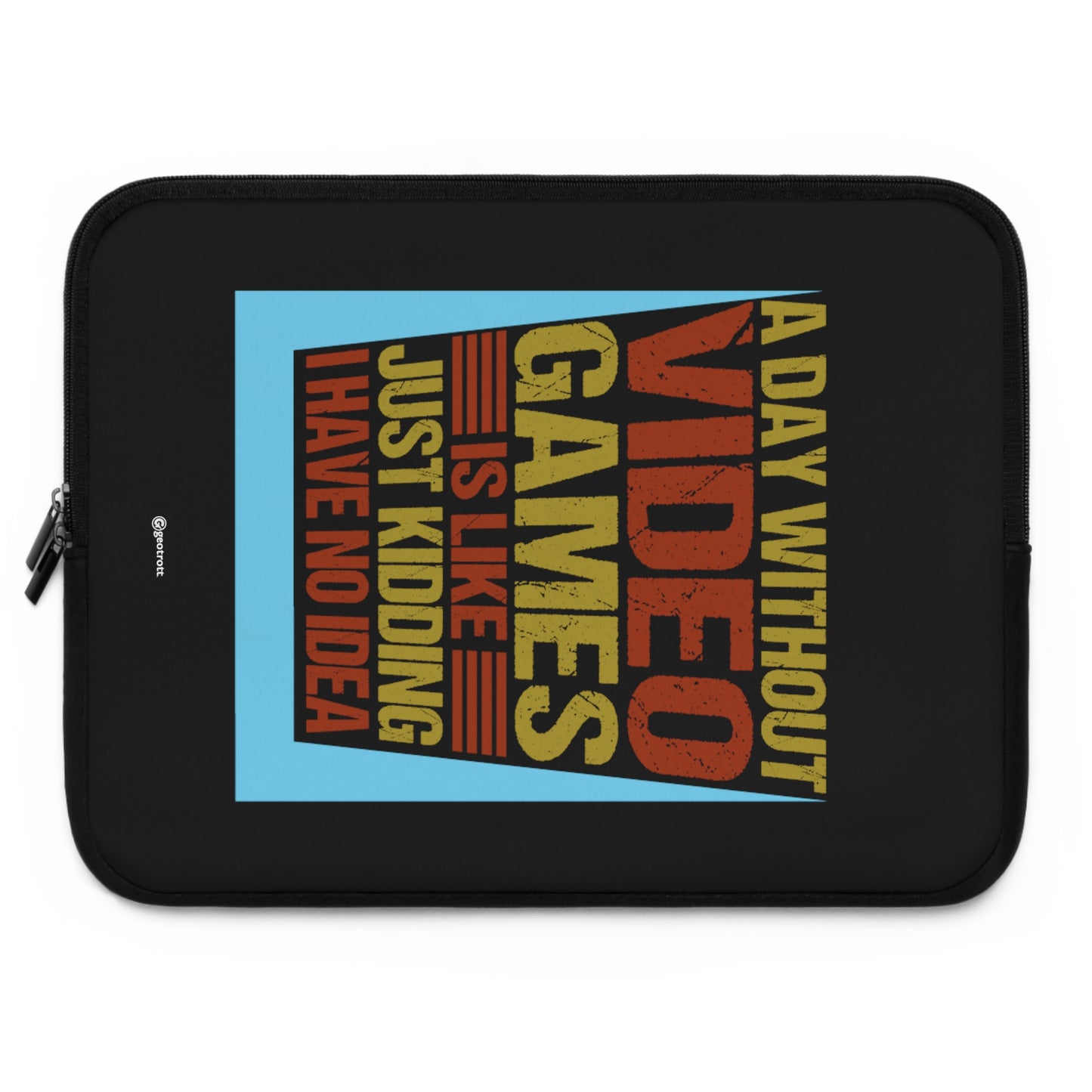 Un día sin videojuegos es como estar bromeando, no tengo ni idea 3 Funda para portátil ligera y suave de neopreno para juegos Gamer