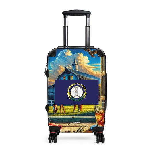 Kentucky USA STATE FLAGS Luggage Bag Rolling Suitcase Spinner