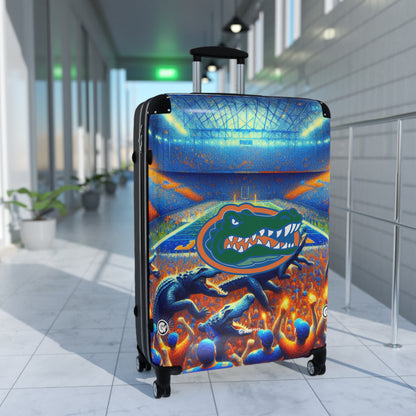 Florida University Gators College Football Team Luggage Bag Rolling Suitcase Spinner