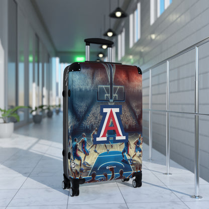 University of Arizona Wildcats Men's Basketball Team Luggage Bag Rolling Suitcase Spinner