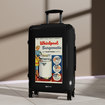 Whirlpool’s Surgomatic Washer Vintage Posters Retro Ad Luggage Bag Rolling Suitcase Spinner