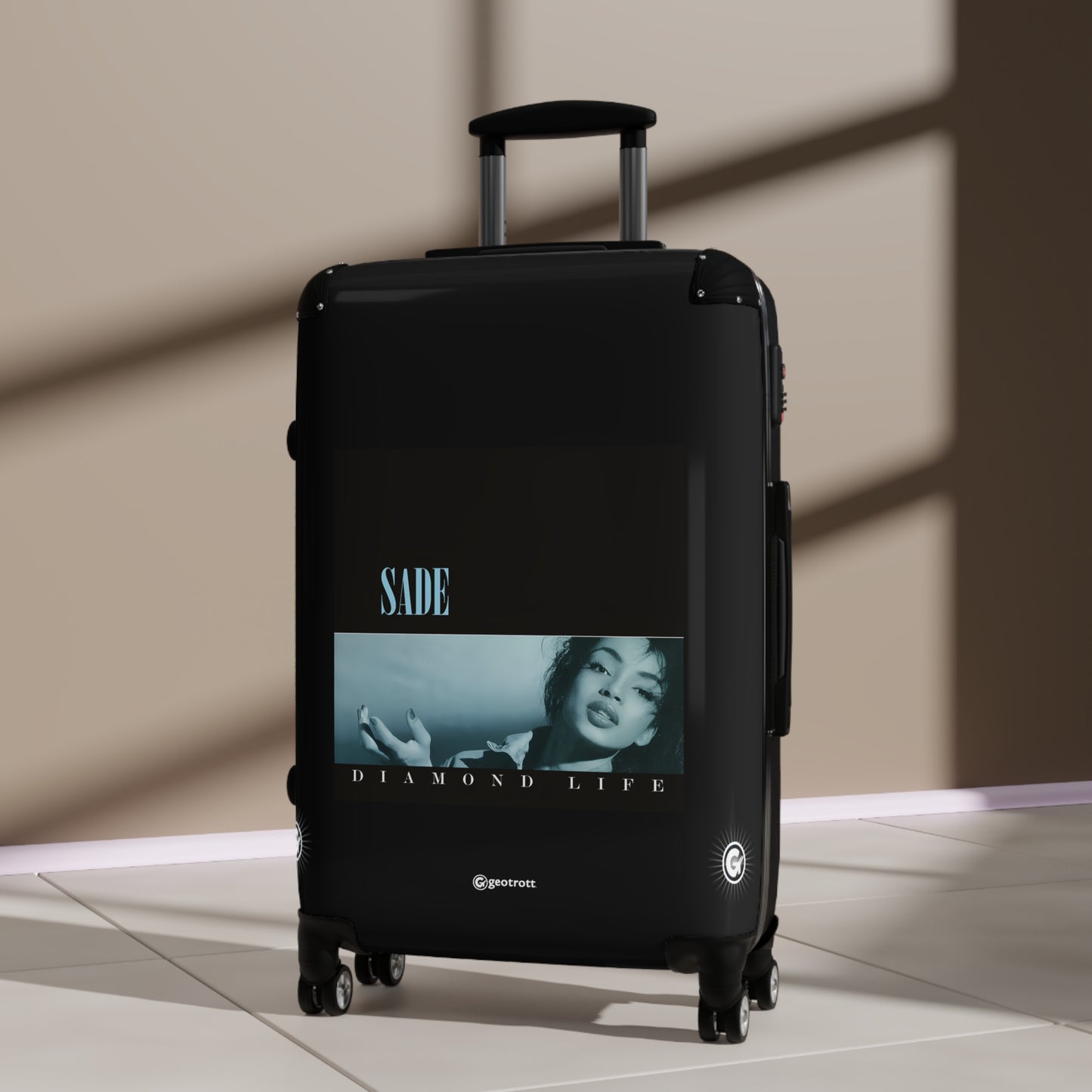 Sade Diamond Life Eighties Music Album Luggage Bag Rolling Suitcase Spinner