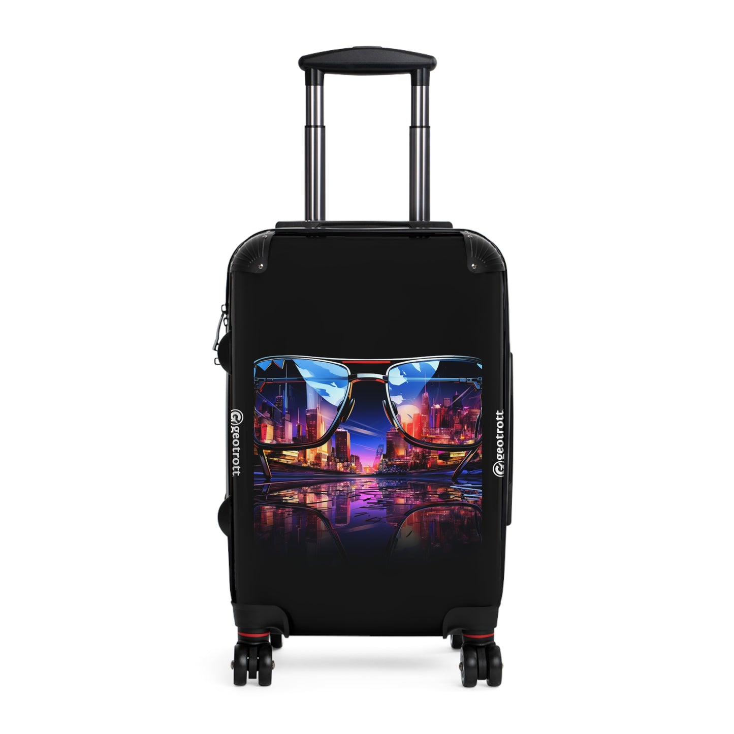 THE A neon skyline of a futuristic city reflected in a  2e21f553 7d97 413d b4d7 c0eca0b6cb4a 2